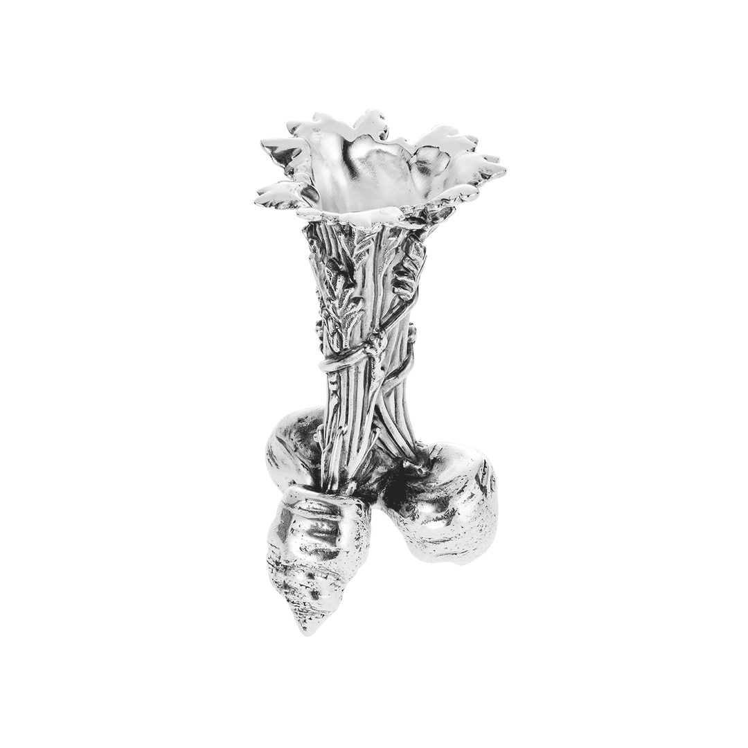 Christofle Silver-Plated Carrot Bunch Shape Vase