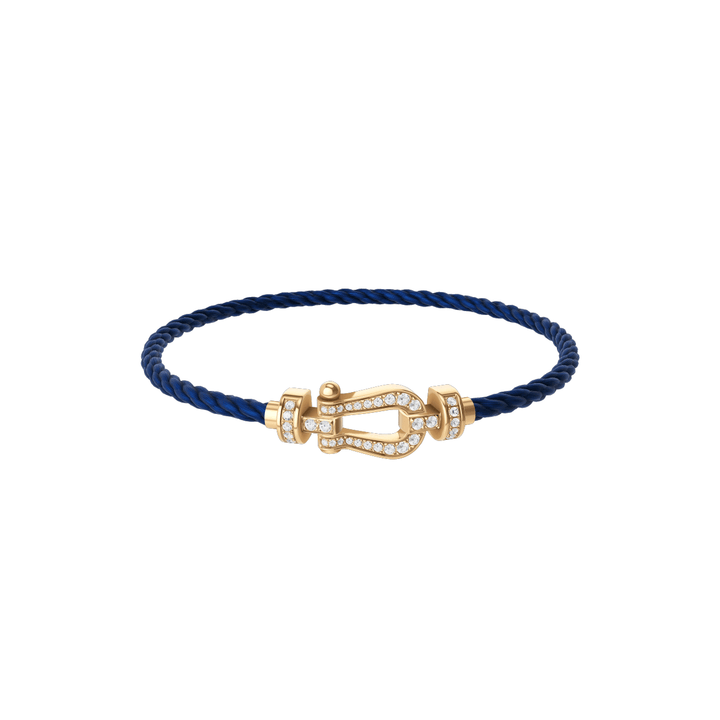 FRED Force 10 Navy Cord with 18k MD Diamond Buckle , Exclusively at Hamilton Jewelers