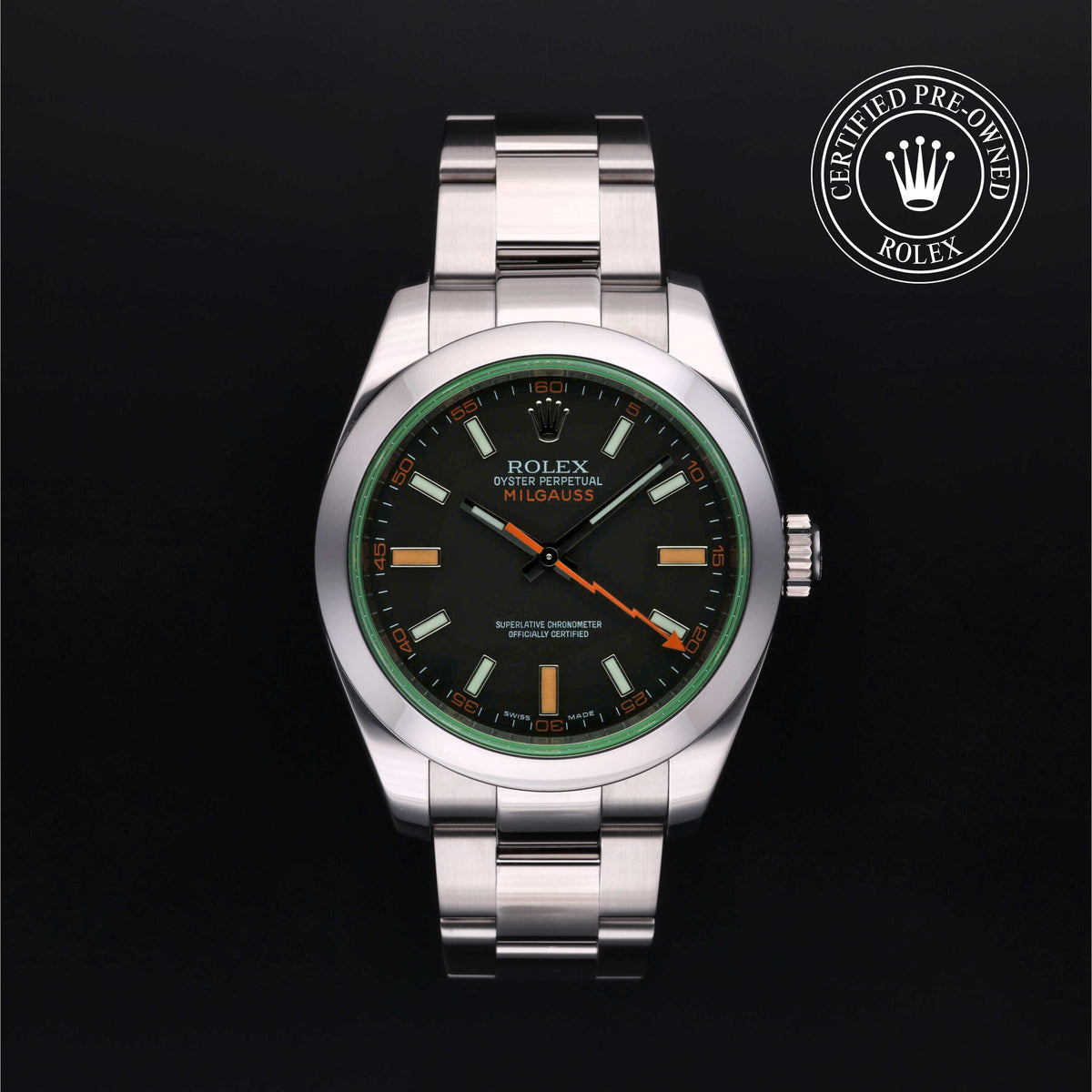 Rolex Certified Pre-Owned Milgauss M116400GV-0001