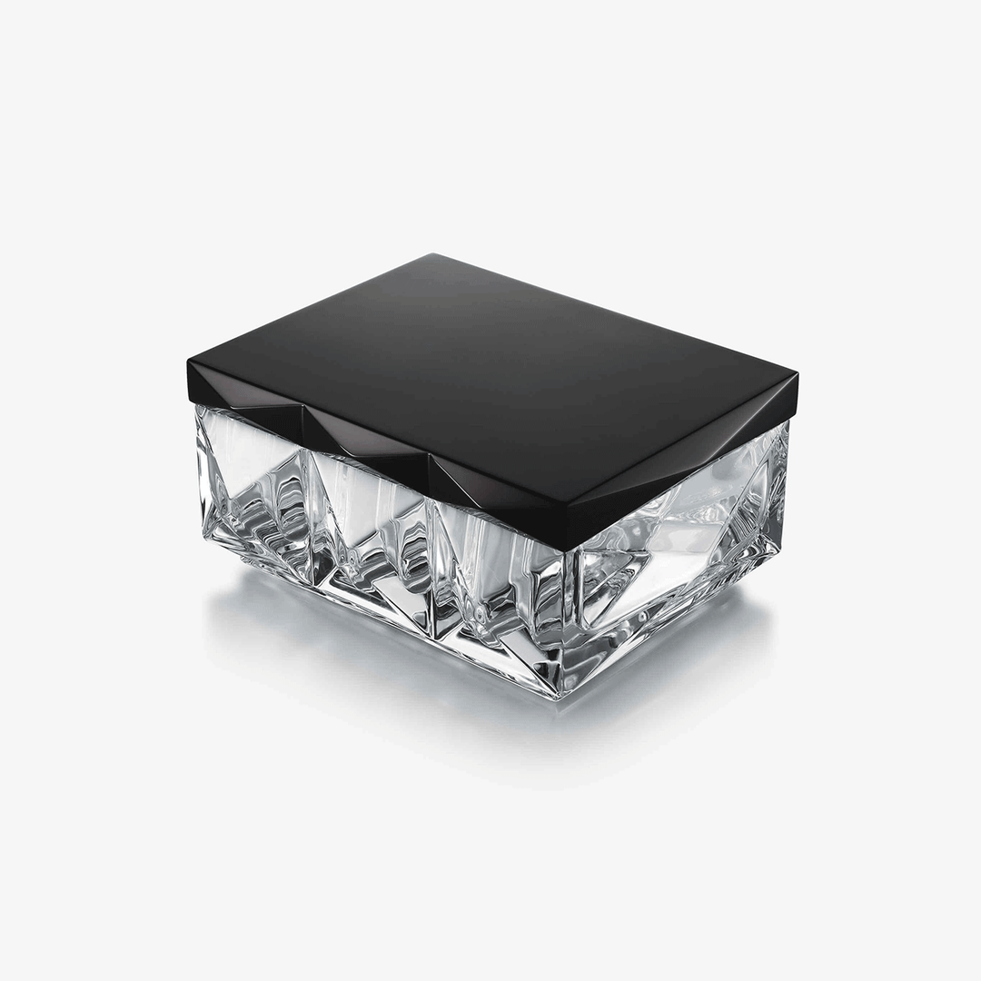 Baccarat Louxor Black and Clear Small Box