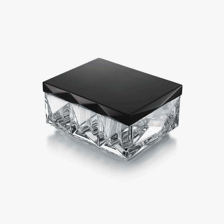 Baccarat Louxor Black and Clear Small Box