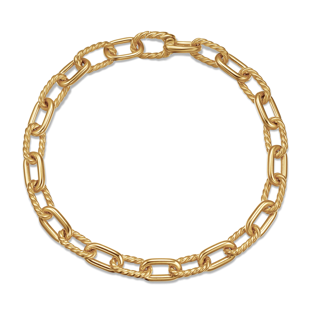 David Yurman Madison Chain Bold Bracelet in 18k Yellow Gold, 6mm