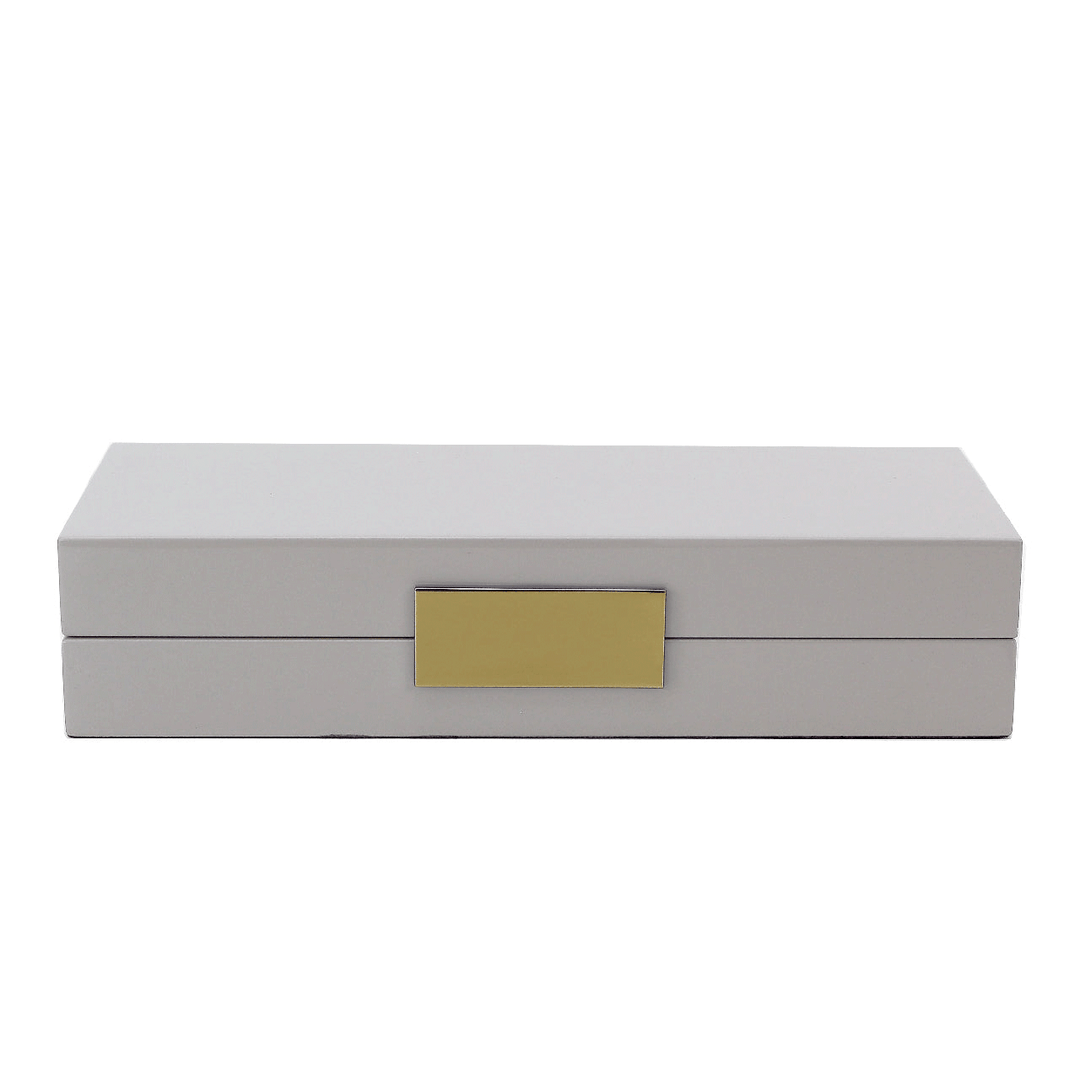 Chiffon Lacquer Box With Gold