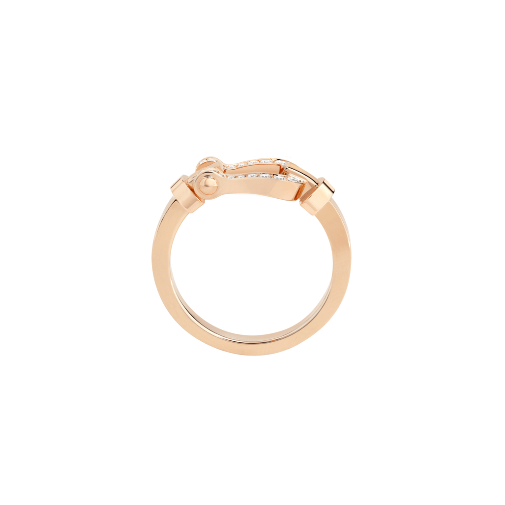 FRED Force 10 18k Rose Gold and Diamond Medium Model Ring