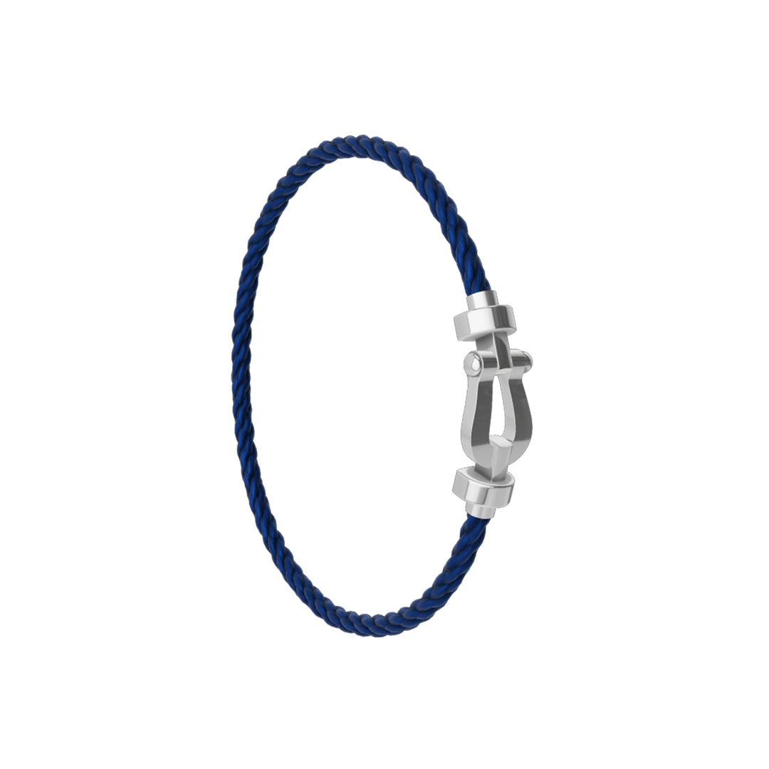 FRED Force 10 Navy Cable with 18k White LG Buckle, Exclusively at Hamilton Jewelers