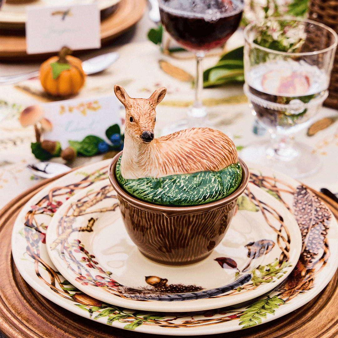 Juliska  Forest Walk Deer Bowl with Lid