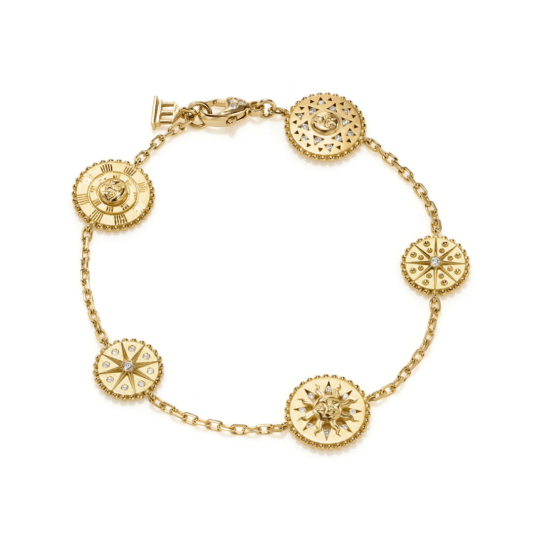 Temple St. Claire 18k Yellow Gold Orbit Bracelet