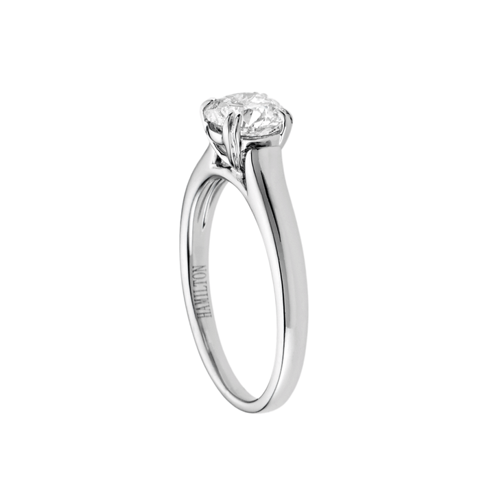 Hamilton Cherish Solitaire 18k White Gold Mounting Ring