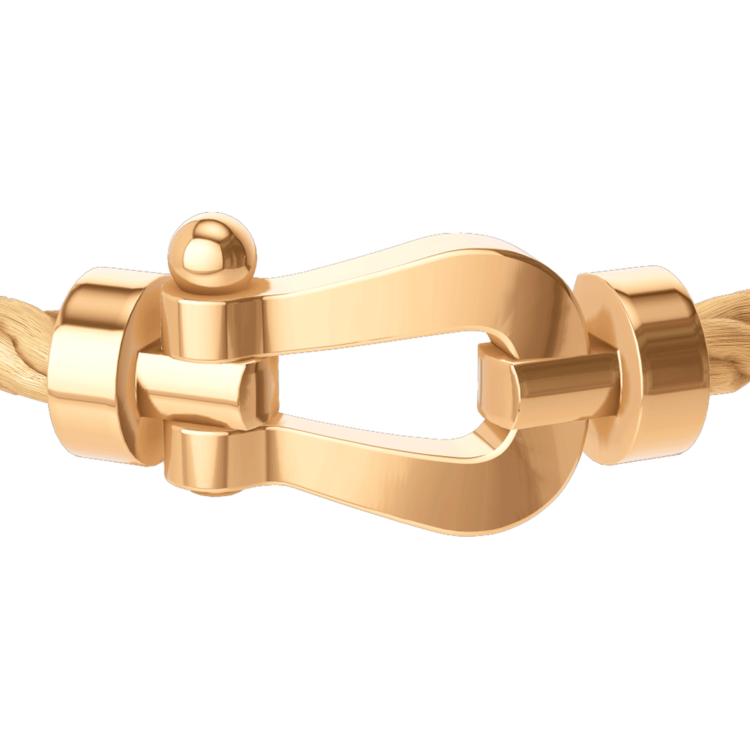 FRED 18k Yellow Gold Cord Bracelet with 18k X-LRG Buckle, Exclusively ay Hamilton Jewelers