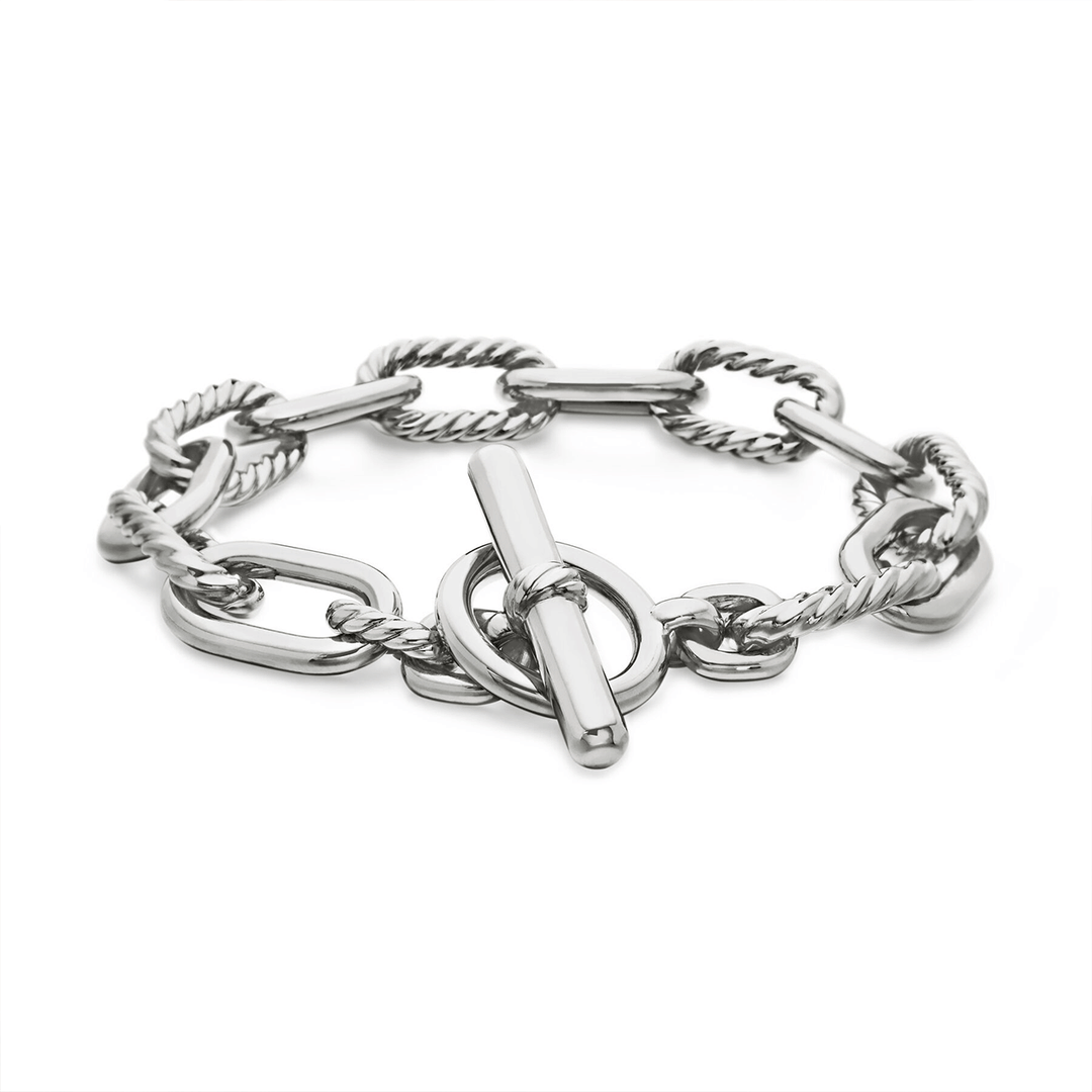 David Yurman DY Madison Toggle Chain Bracelet Medium