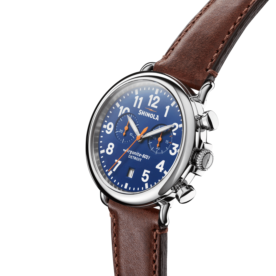 Shinola The Runwell 41mm Chrono Blue Dial S0110000117