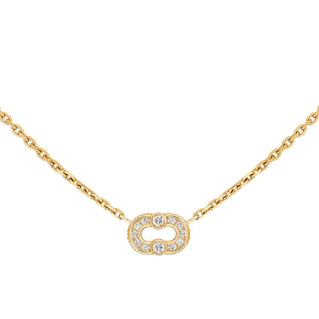 Viltier 18k Yellow Gold Magnetic Diamond Pendant