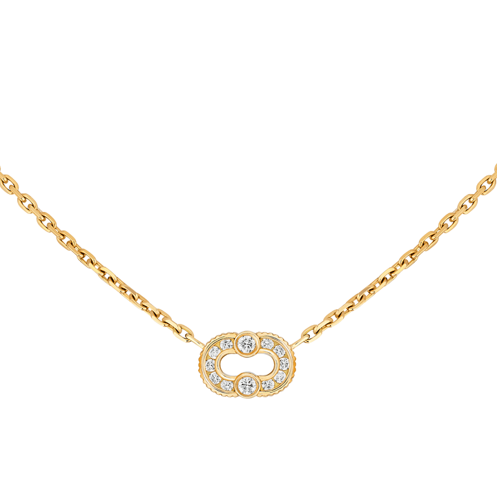 Viltier 18k Yellow Gold Magnetic Diamond Pendant