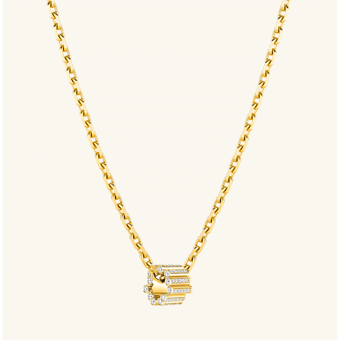 Viltier 18k Yellow Gold XL Magnetic Chain 70 cm