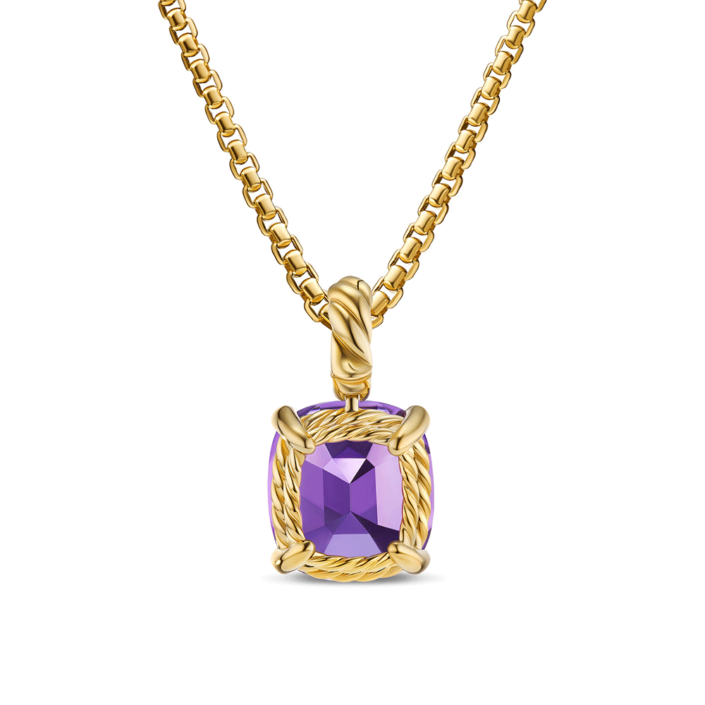 David Yurman Marbella Pendant In Amethyst