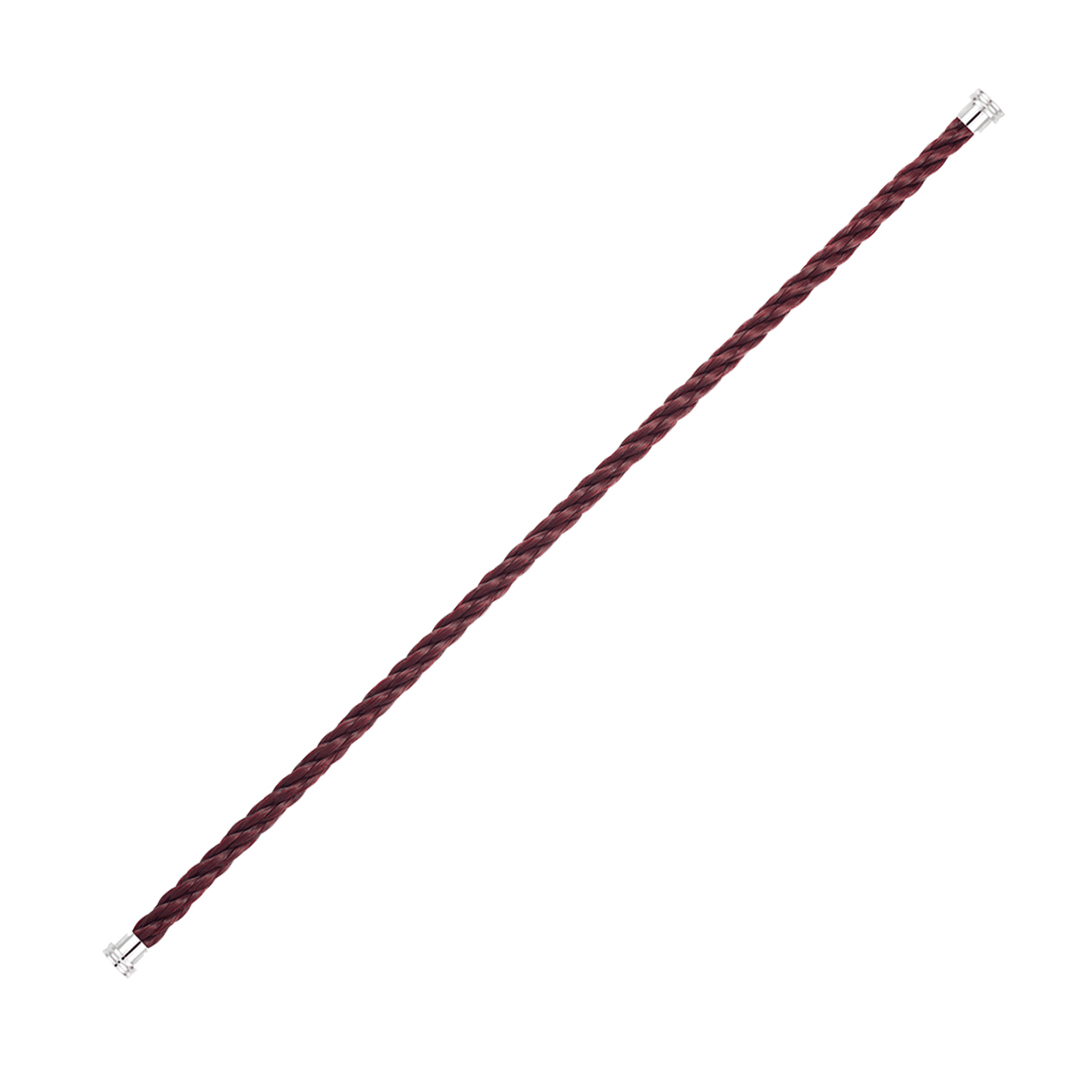 FRED Garnet Cable for Medium Model Bracelet Steel End Caps