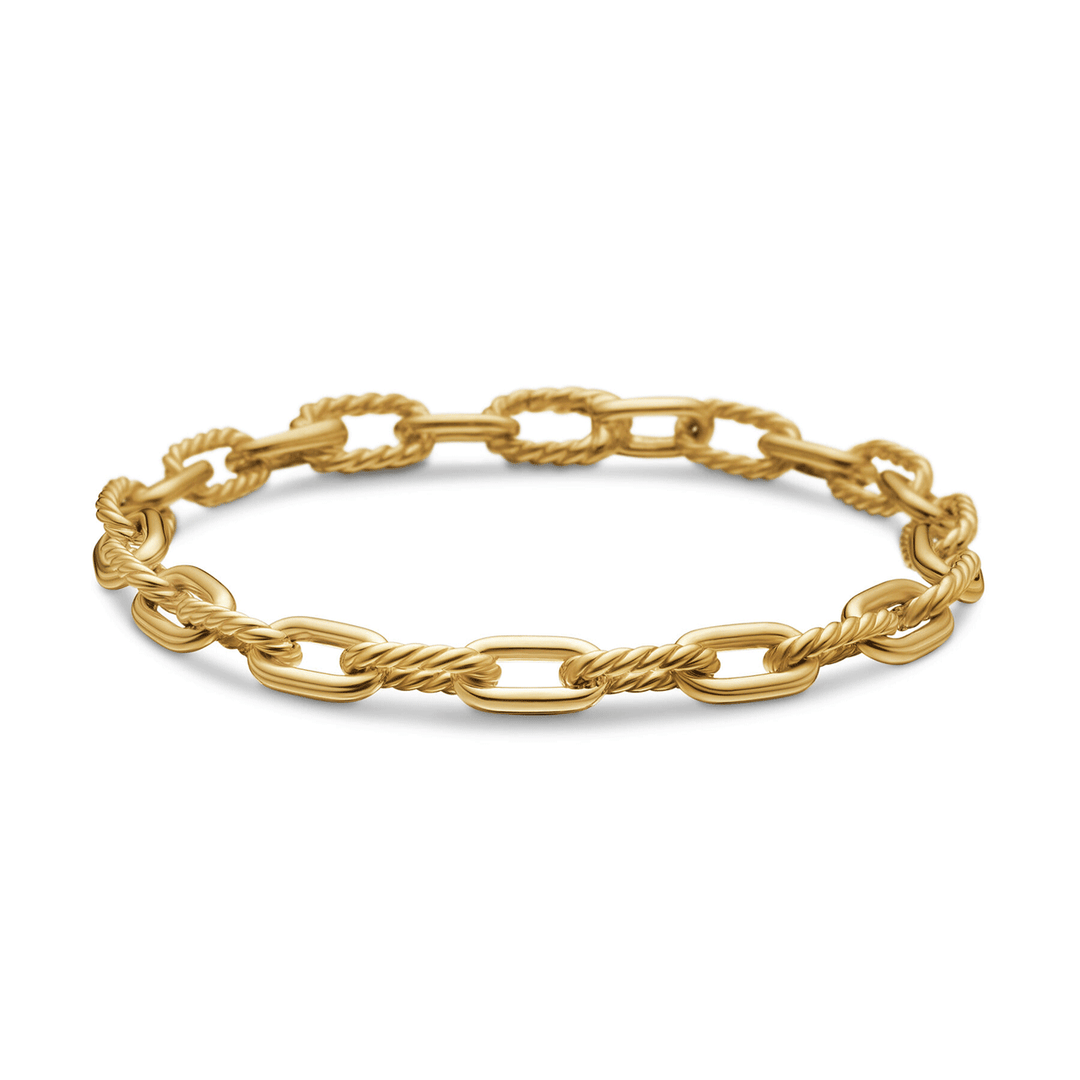 David Yurman Madison Chain Bold Bracelet in 18k Yellow Gold, 6mm