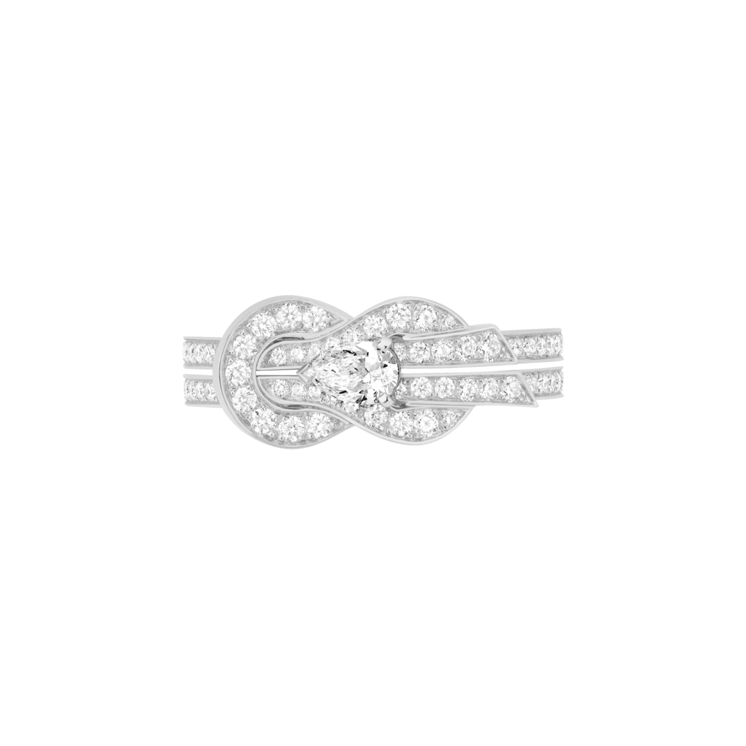 FRED Chance Infinie 18k White Gold and Diamond Medium Model Ring                       ring