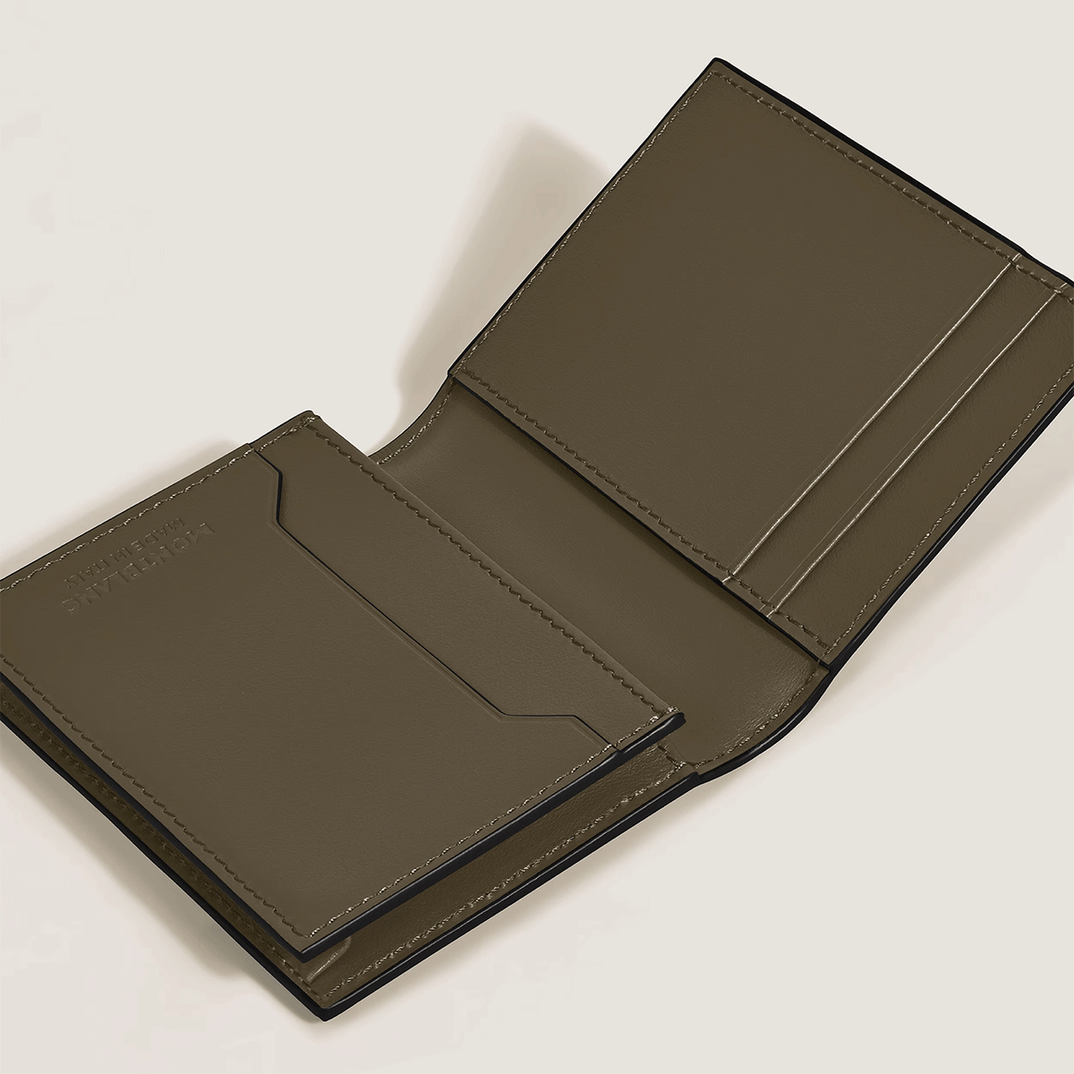 Montblanc Card Holder 4cc in Extreme Leather Khaki/Black