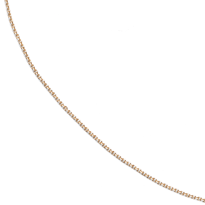 Hamilton Collection Mercer 14k Yellow Recycled Gold 1.2mm Cable 18 Inch Necklace