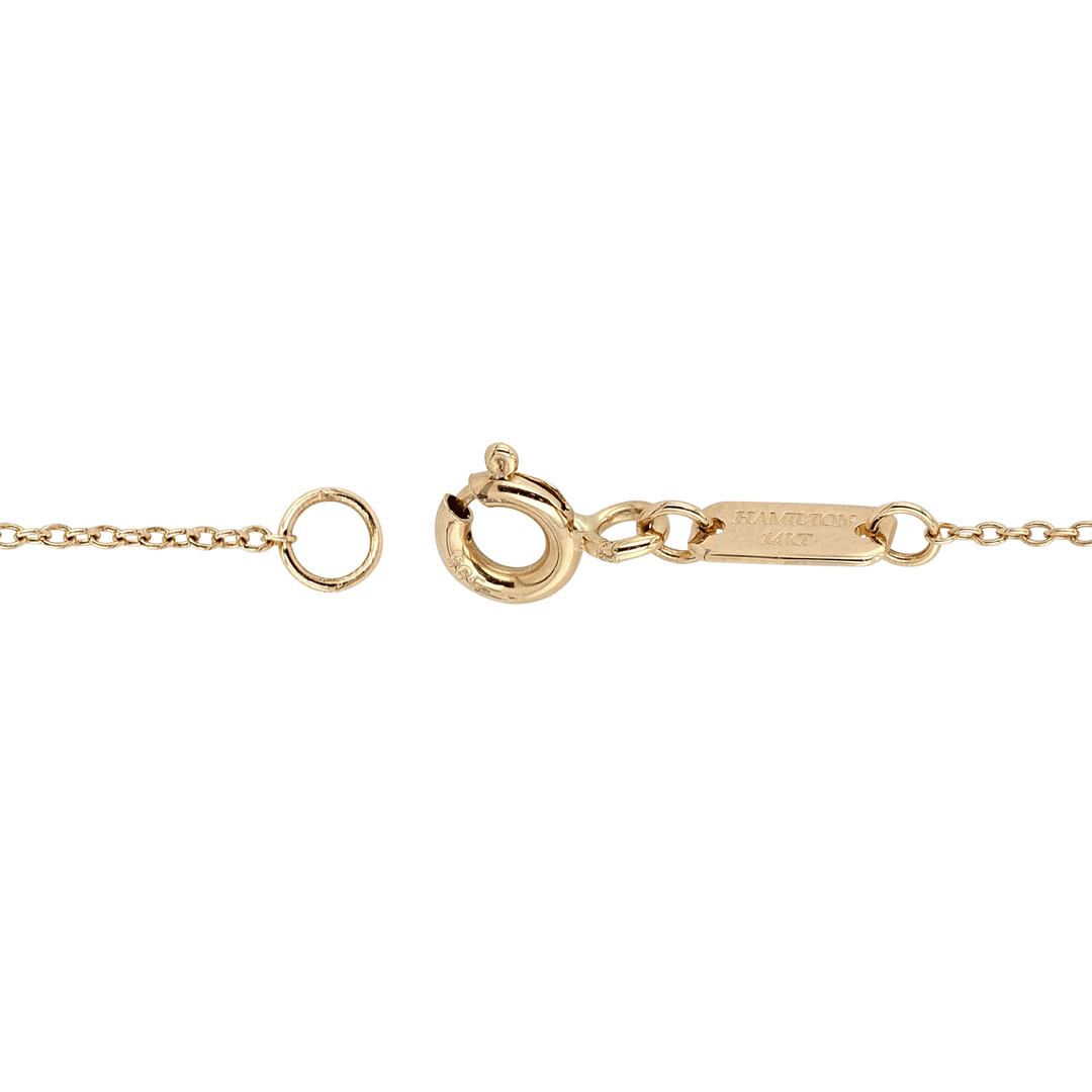 St. Christopher 14k Yellow Gold Pendant with Chain