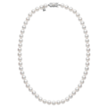 Mikimoto 18k White Gold Akoya Pearl 7mm Strand Necklace