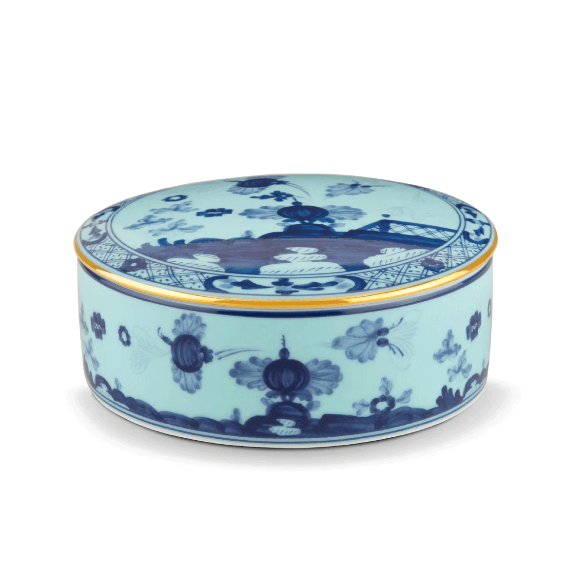 Ginori 1735 Oriente Italiano Iris Round Box