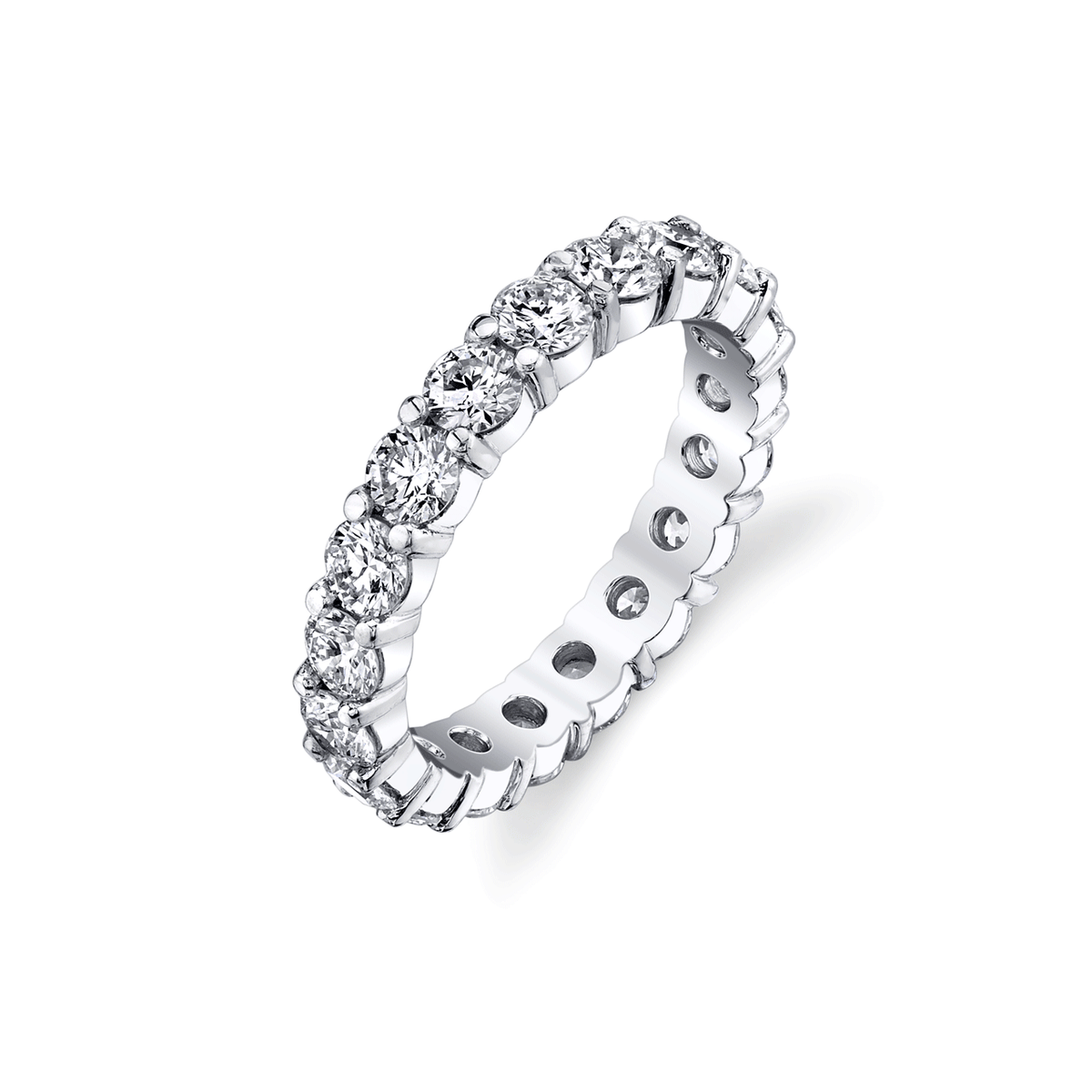 Platinum and 2.76 Total Weight Diamond Eternity Band