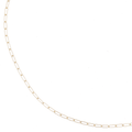 Hamilton Collectons 14k Yellow Recycled Gold Extra Small 2.2mm Long Link Chain 18 Inch Necklace