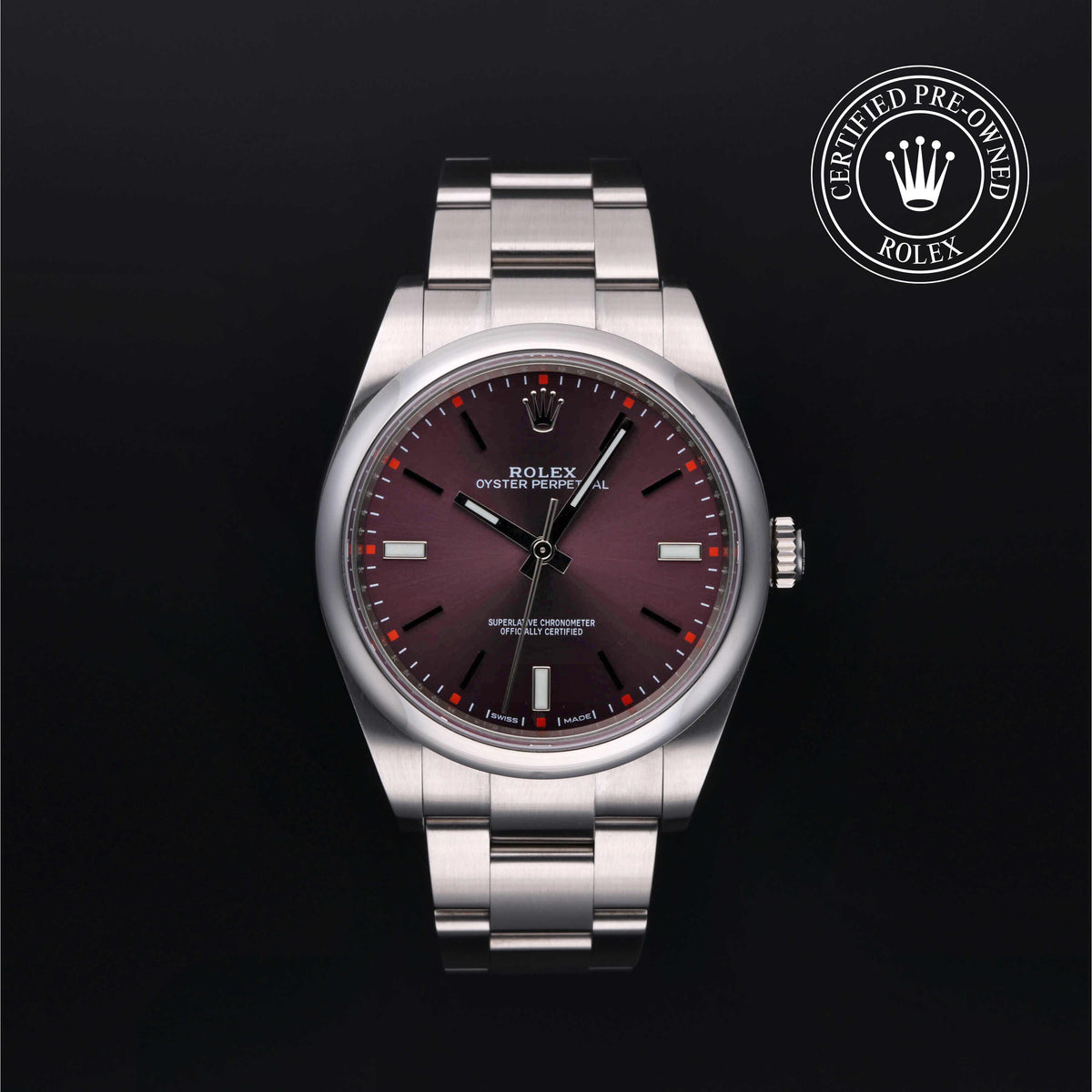 Rolex Certified Pre-Owned Oyster Perpetual 39 M114300-0002