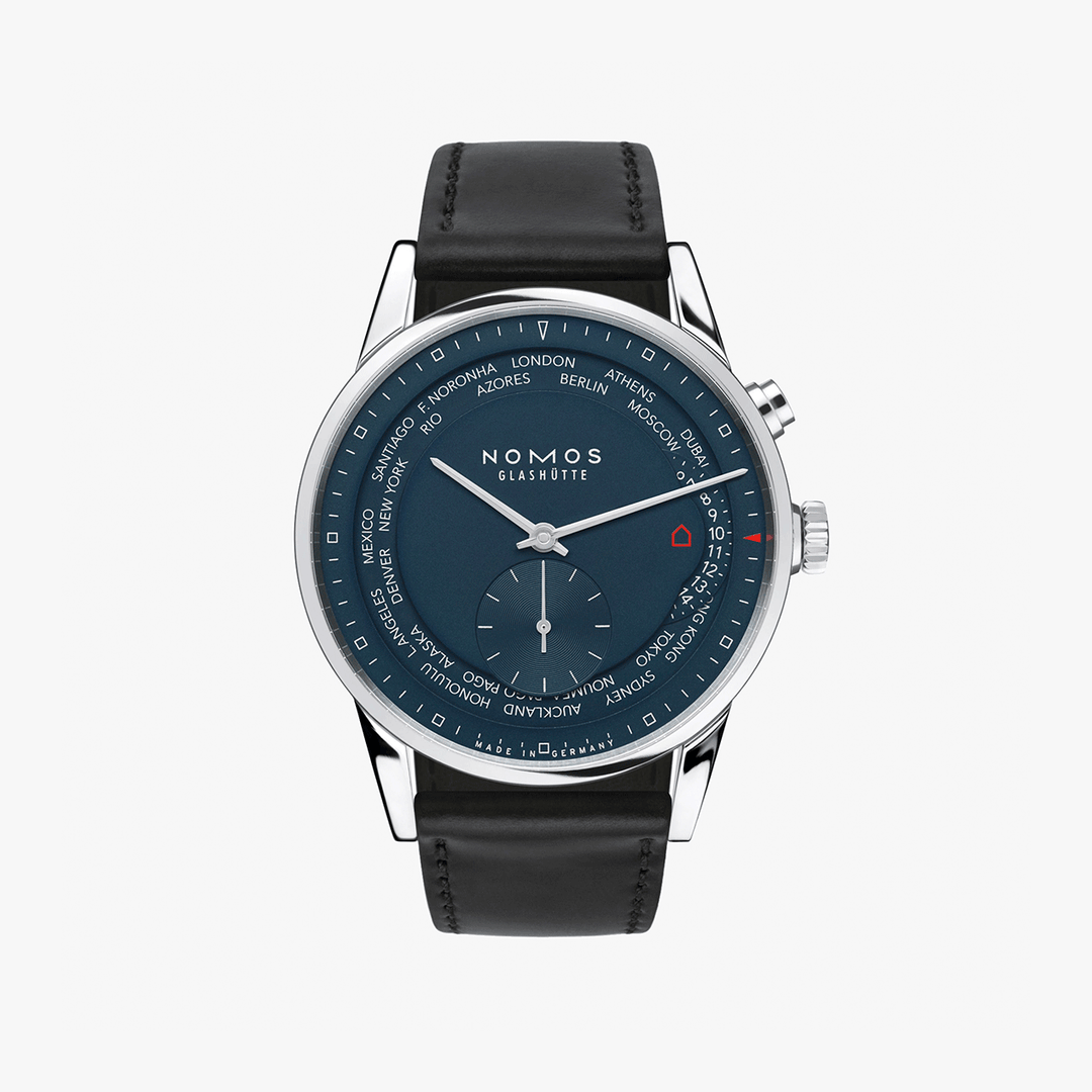 Nomos Zürich Worldtimer Midnight Blue Reference 807
