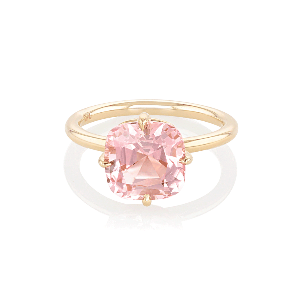 Hamilton Caroline Collection 18k Yellow Gold and Pink Tourmaline Ring