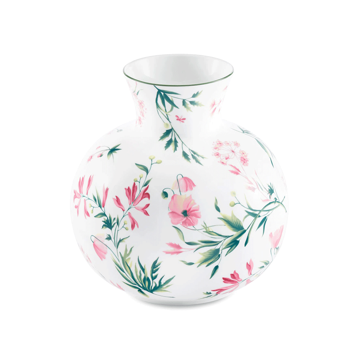 Ginori 1735 Florenza Malva Spherical Vase 12 Inch