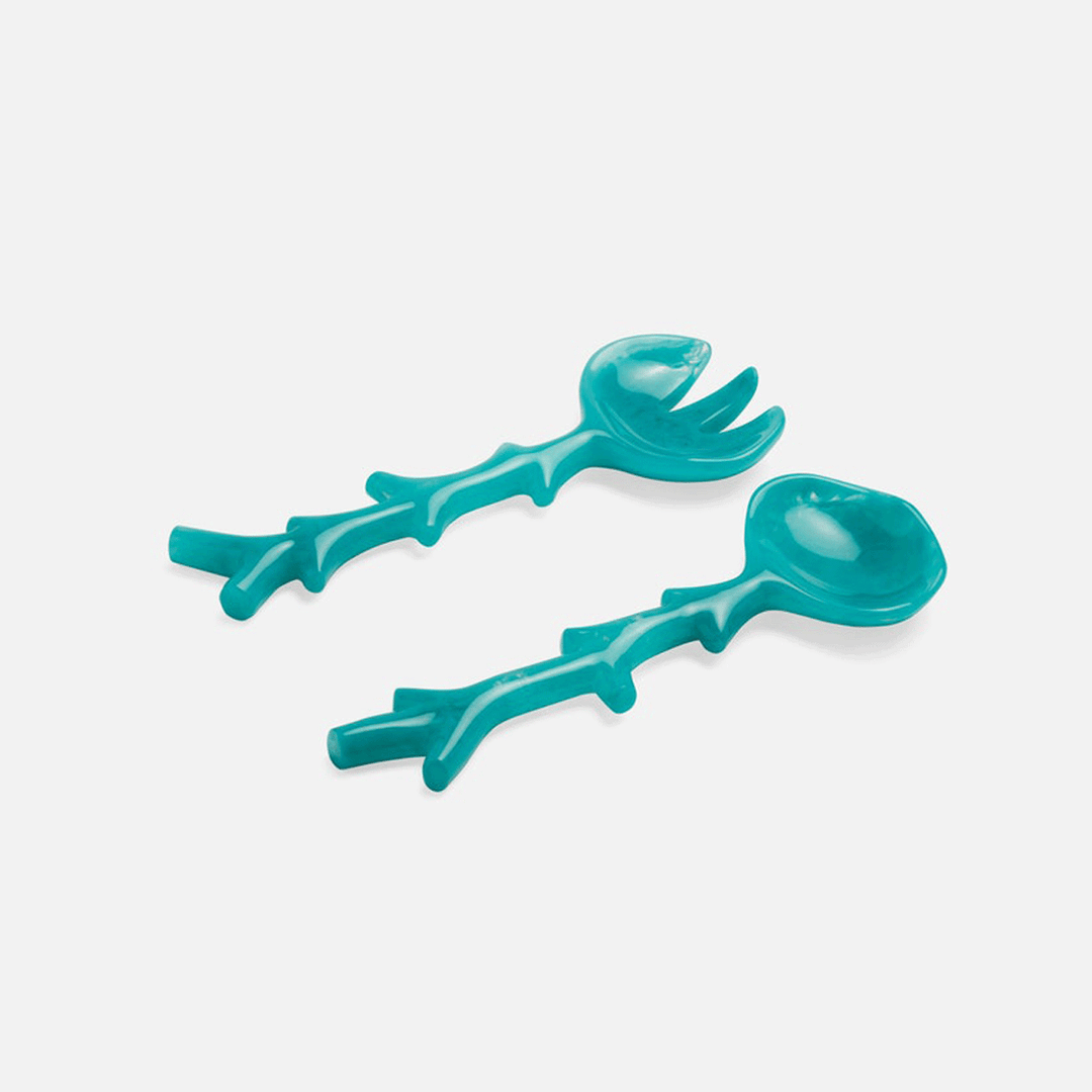 Turquoise 2-Piece Serving Set