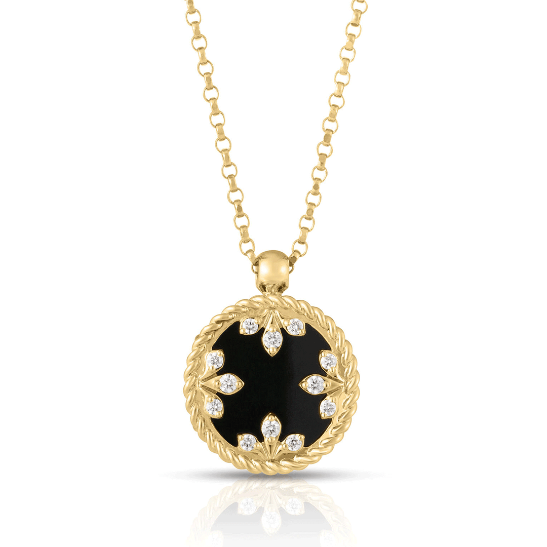 Roberto Coin Venetian Medallions Small Pendant Necklace