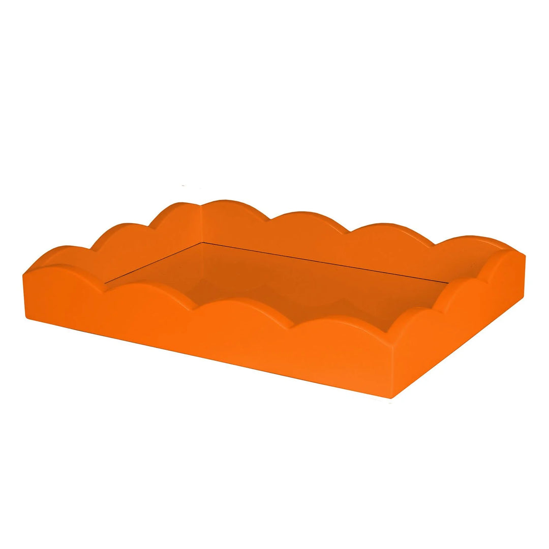 Orange Scalloped 11 x 8 Tray