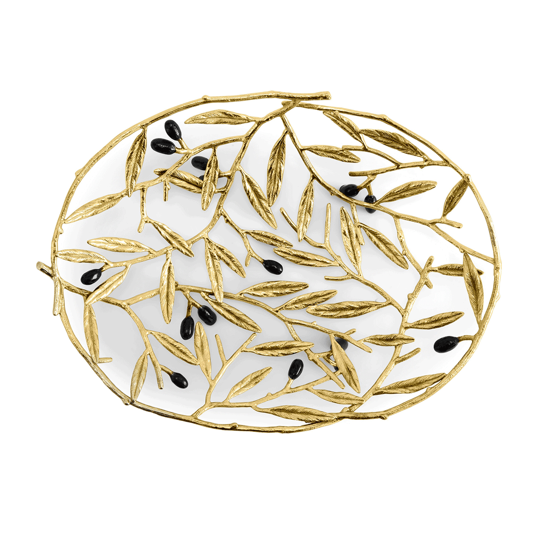 Michael Aram Olive Branch Bread Basket