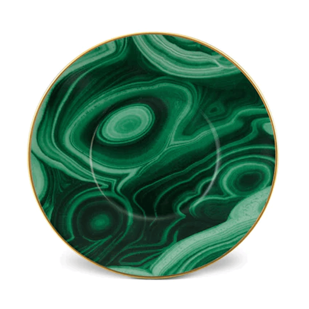 L'Objet Malachite Saucer