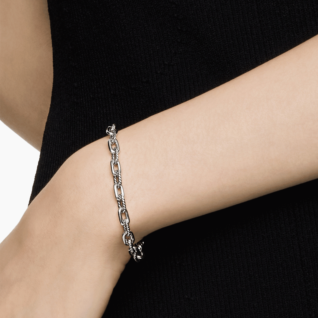 David Yurman Madison Chain Bracelet Sterling Silver, 5.5mm