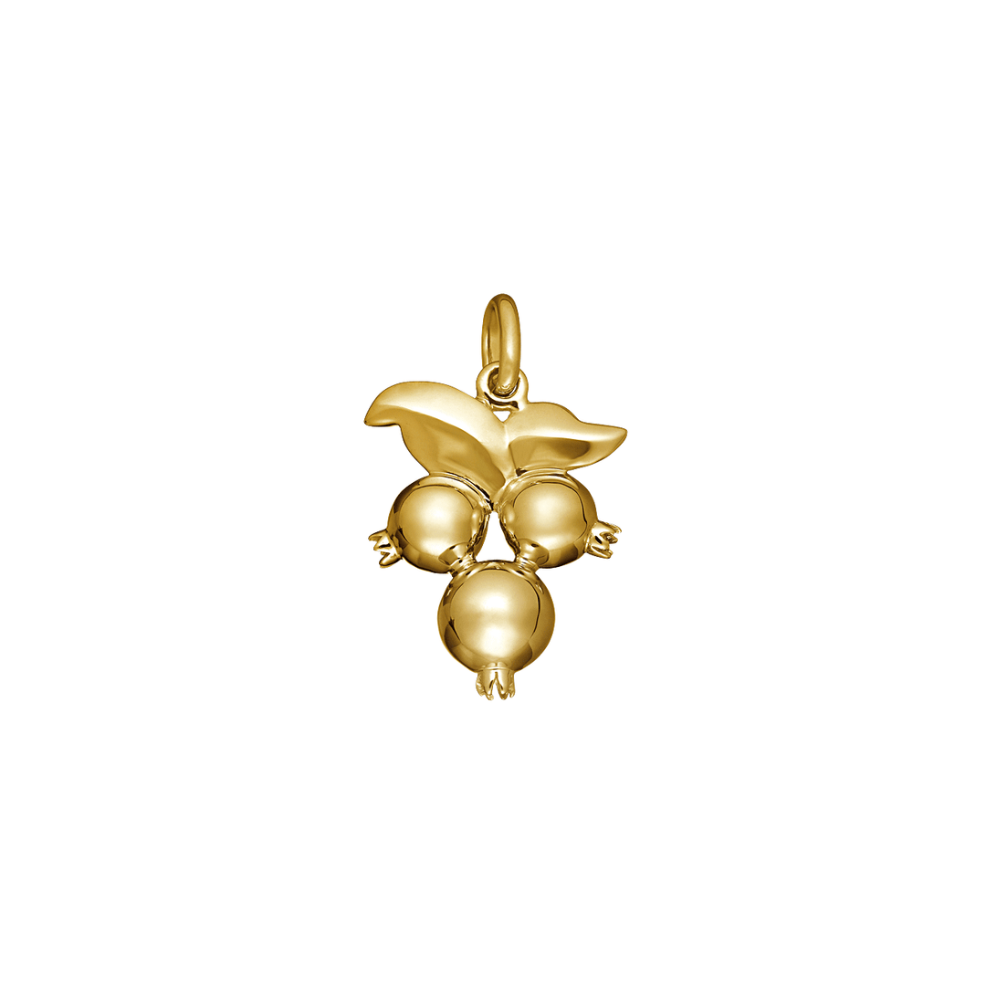 Hamilton New Jersey Blueberries 18k Gold Charm