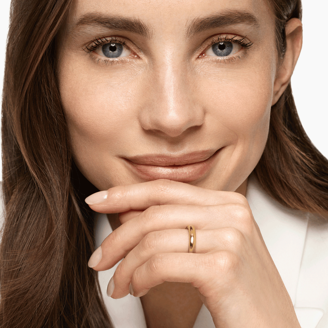 David Yurman Mercer Band Ring 18k Yellow Gold, 3.7mm