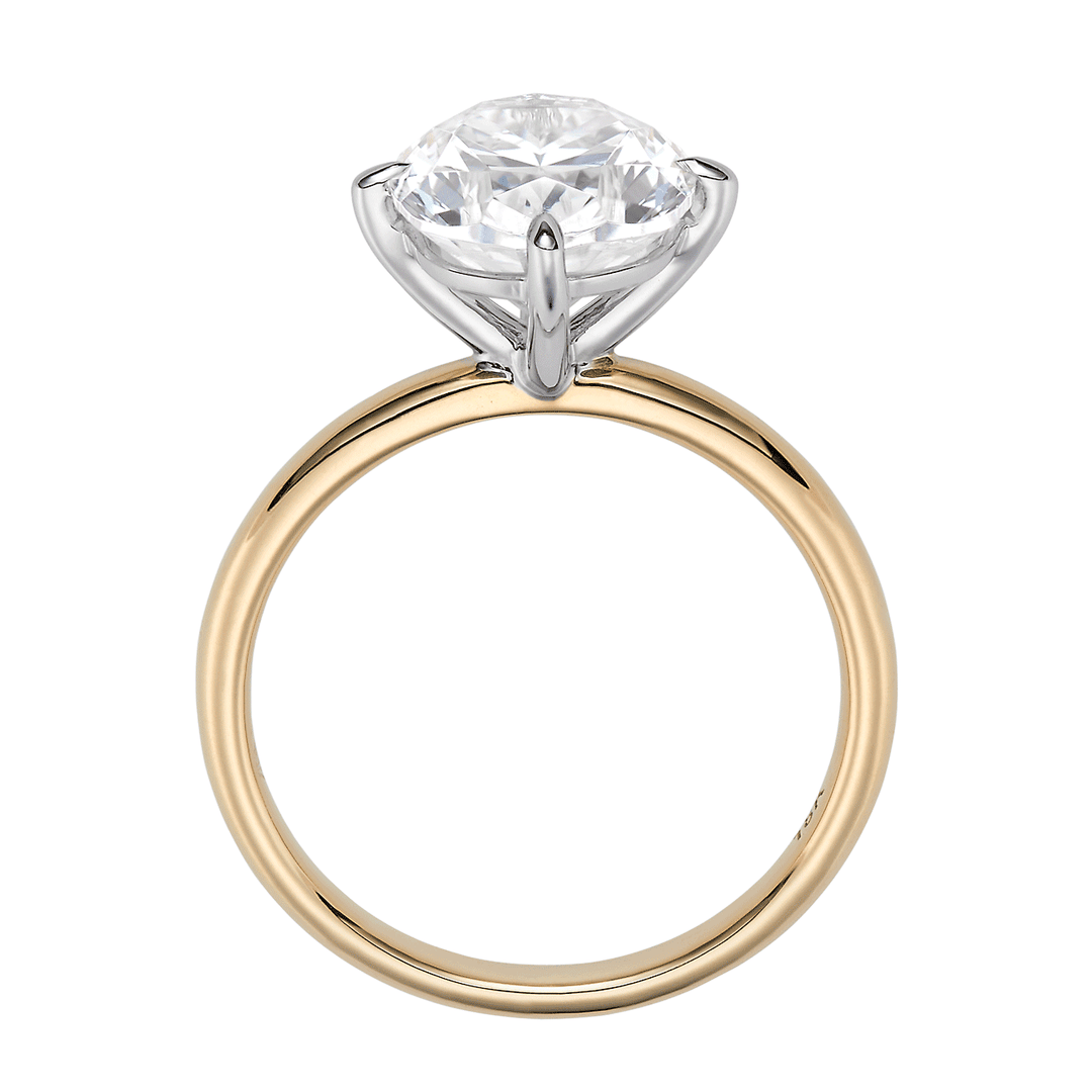 Hamilton Caroline Collection 18k Yellow Gold Solitaire Mounting Engagement Ring