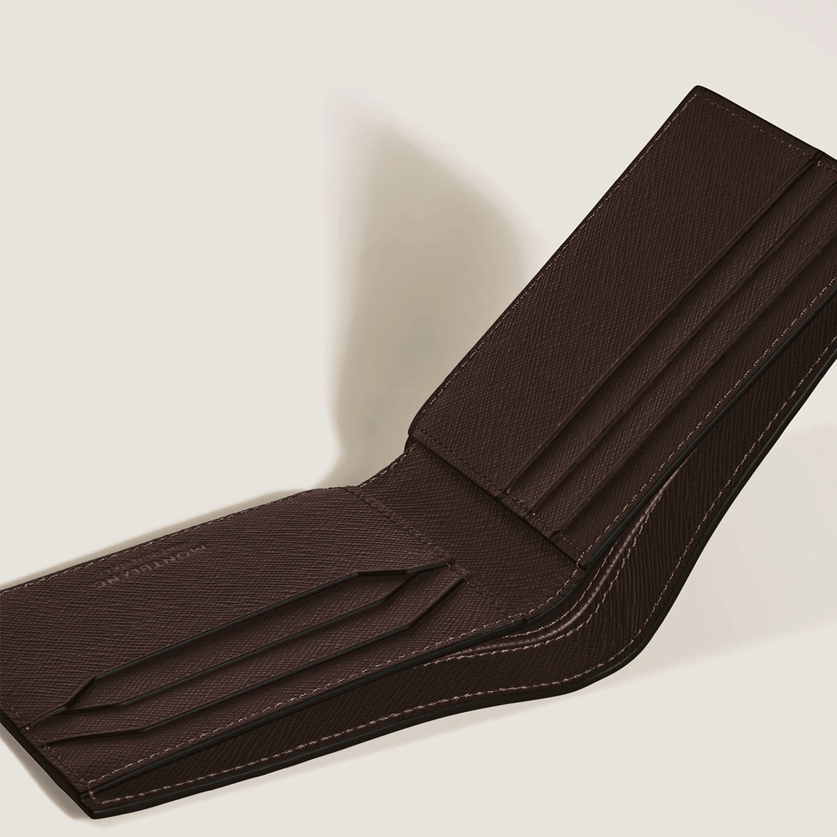 Montblanc Wallet 6cc in Sartorial Leather Ebony