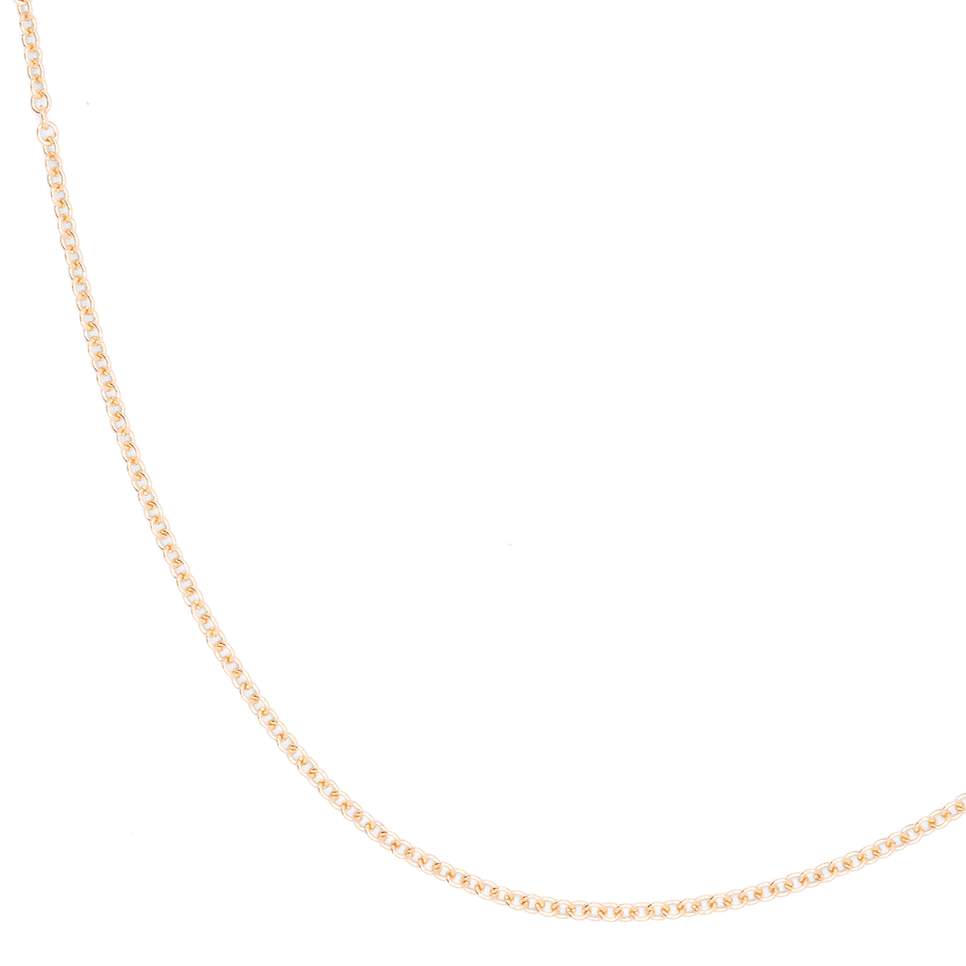 Hamilton Collection 18k Rose Recycled Gold 1.5mm Cable 18 Inch Necklace