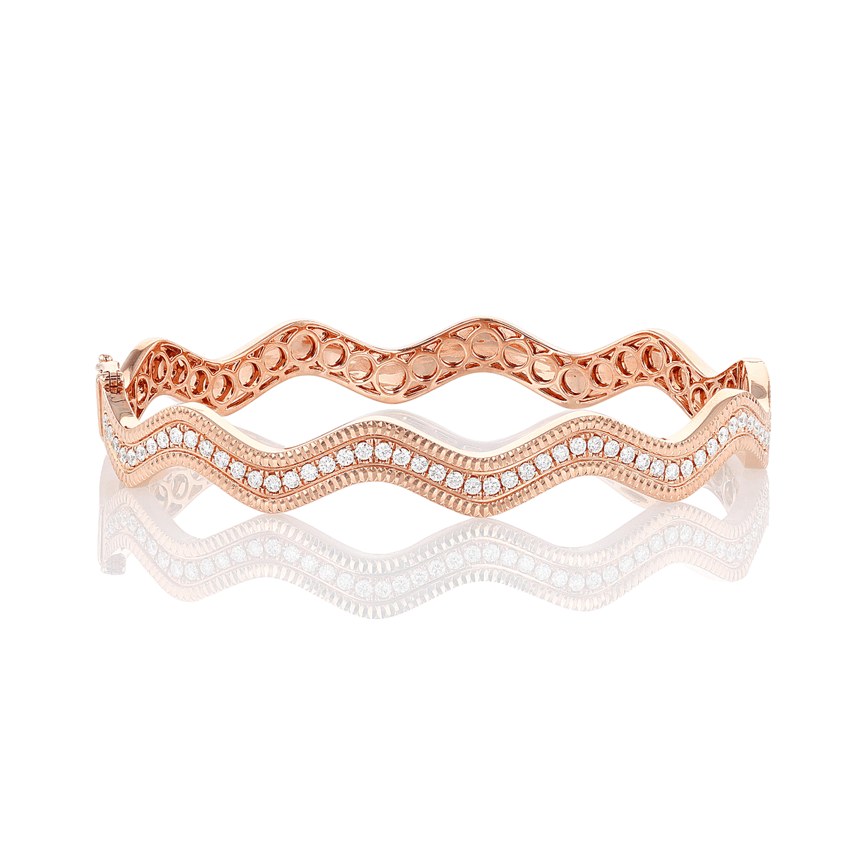 Regency 18k Rose Gold Diamond Bracelet