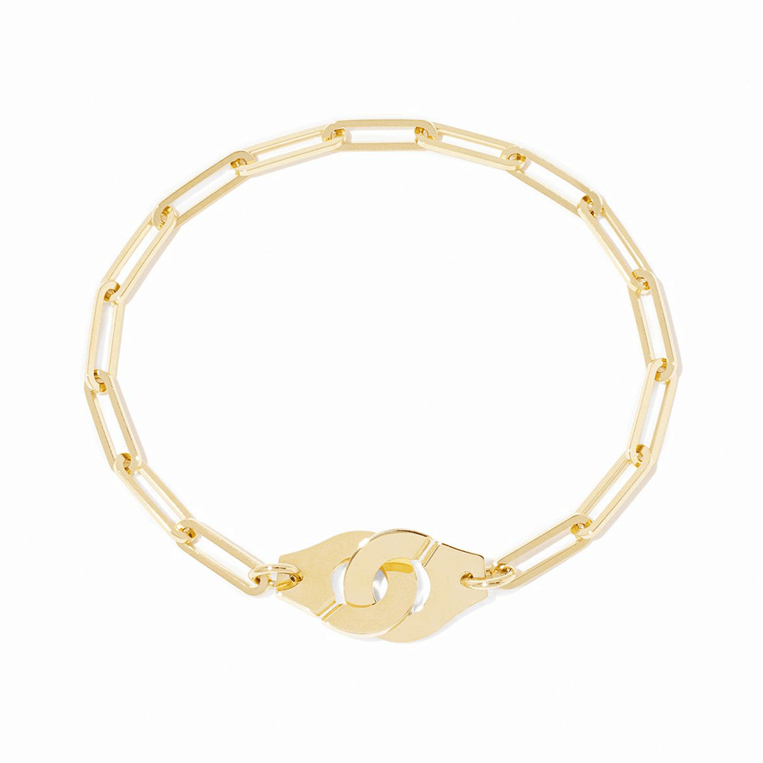 Dinh Van Menottes 18k Yellow Gold R12 Bracelet