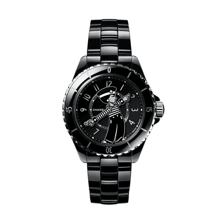 CHANEL Mademoiselle J12 La Pausa Black Watch, 38mm