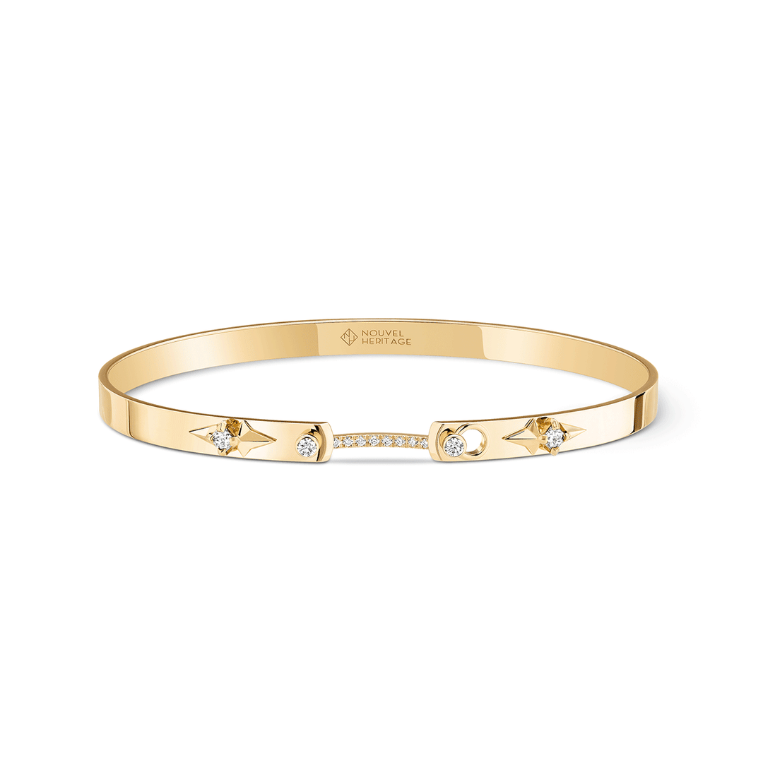Nouvel Heritage Reverie Mood 18k Yellow Gold Bangle