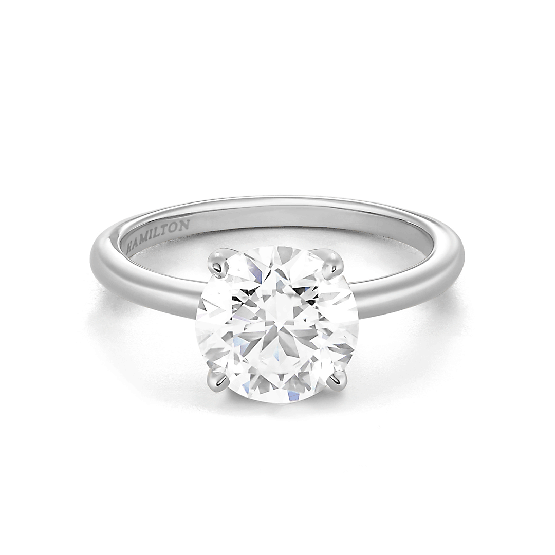 Hamilton Select Collection 14k White Gold and 2.00 Total Weight Diamond Engagement Ring