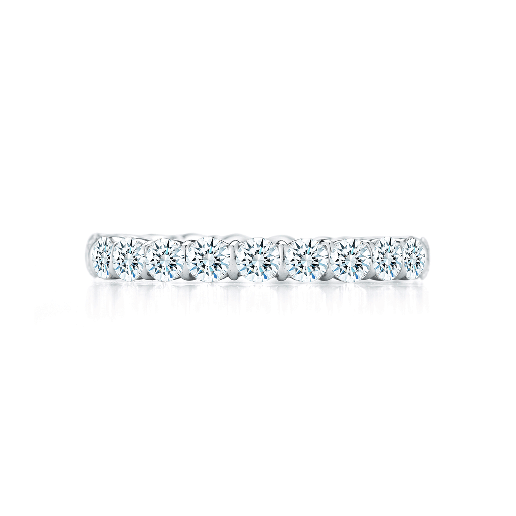 Platinum and 1.87 Total Weight Diamond Eternity Band